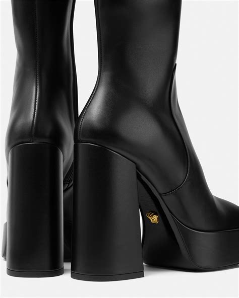 versace heels platform|versace aevitas platform boots.